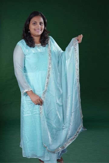 FABULOUS SPACE SILK ANARKALI