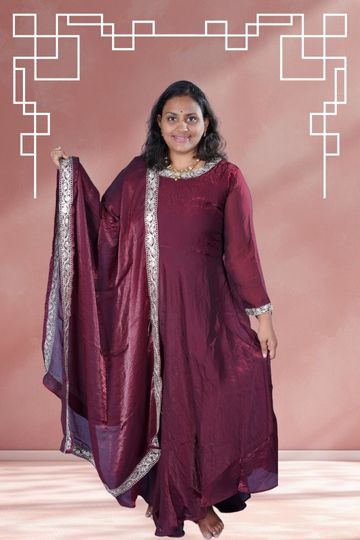 Space Silk in Wine