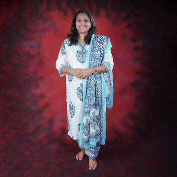 AFGHANI THREE PIECE SUIT SET