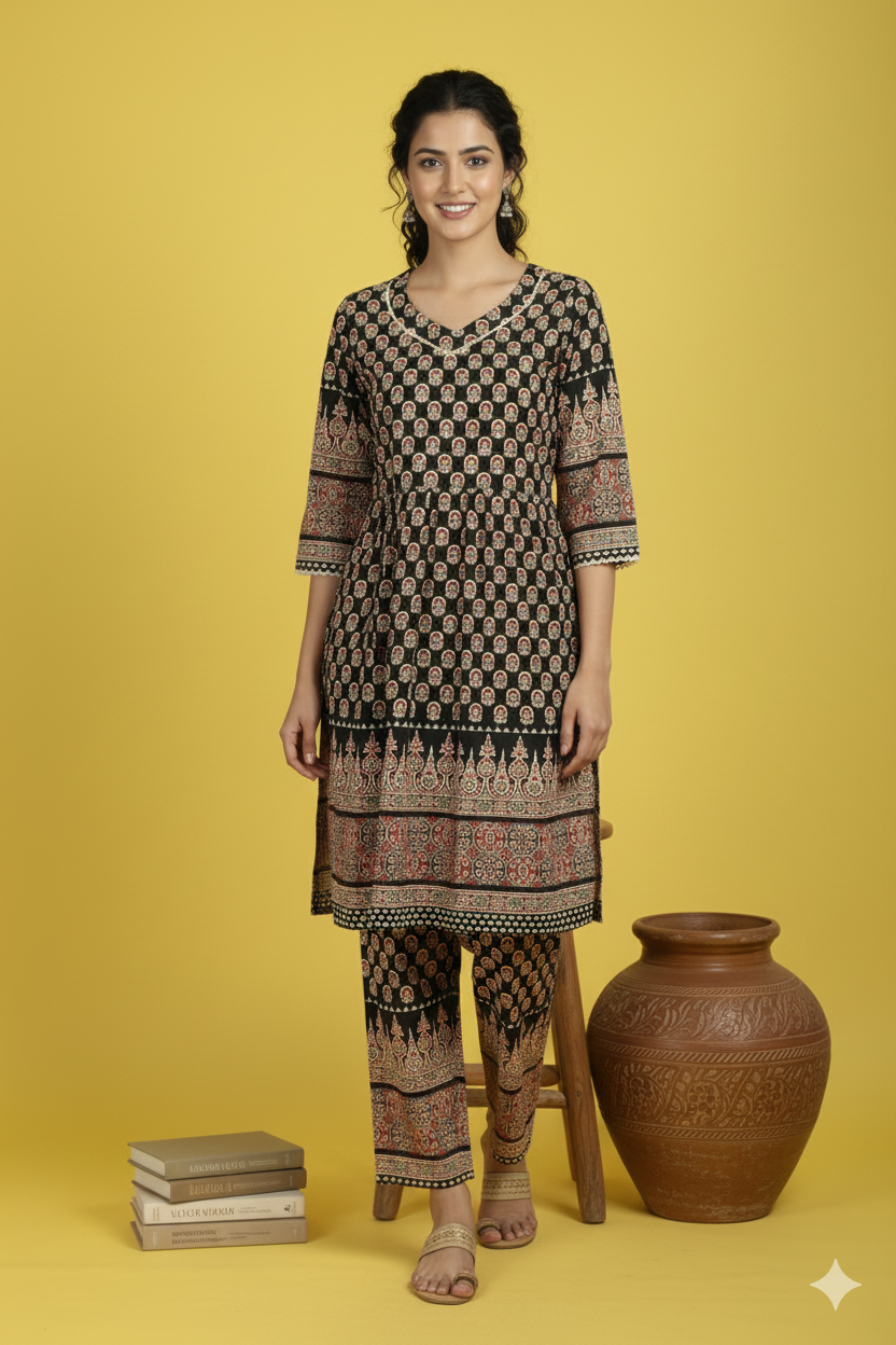 Earthy Ajrakhs